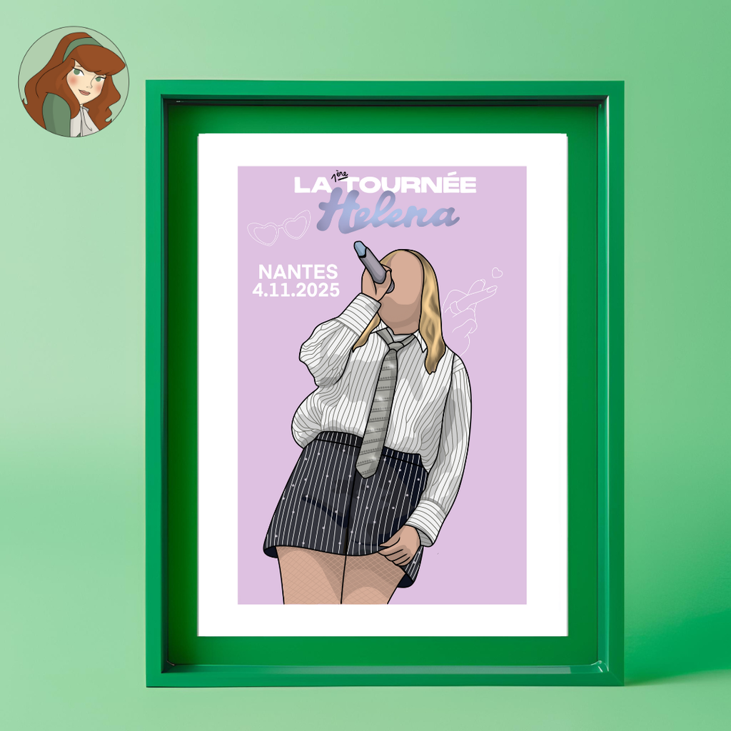Helena - Affiche Souvenir 1ère Tournée - Les Zeniths