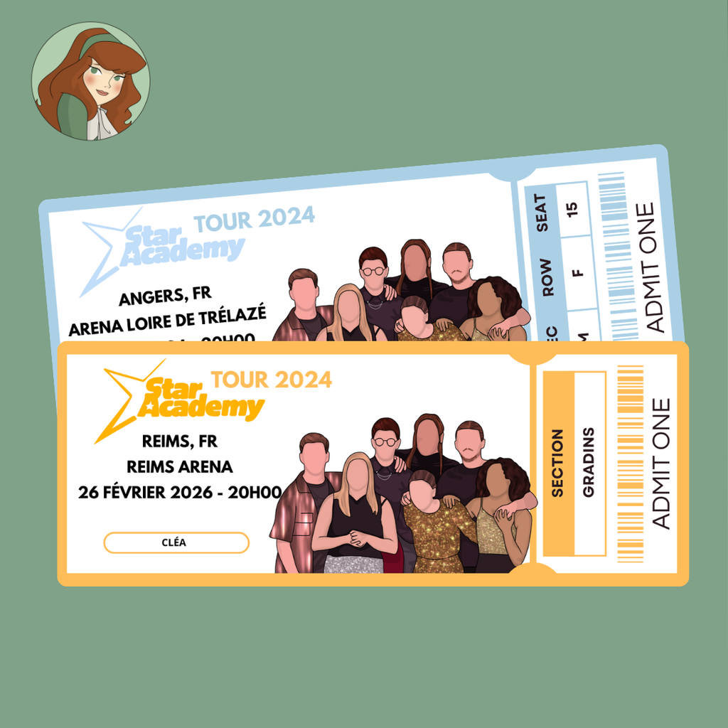 Star Academy Tour 2024 - Billet Concert