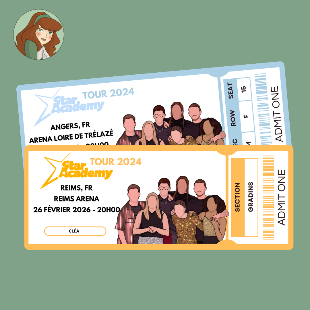 Star Academy Tour 2024 - Billet Concert