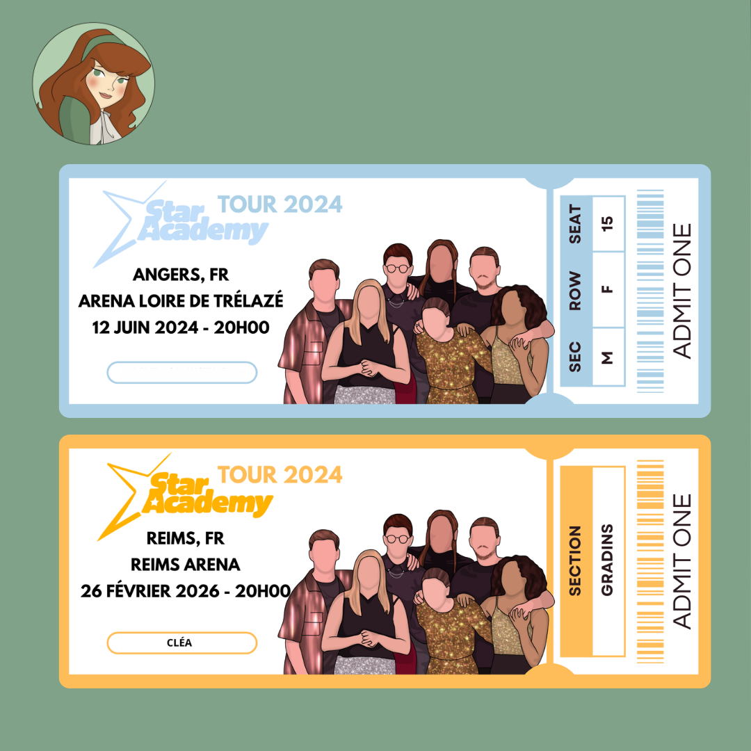 Star Academy Tour 2024 - Billet Concert