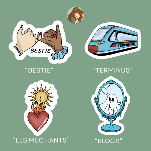 Candice - Deuxième pétale : Floraison - Stickers