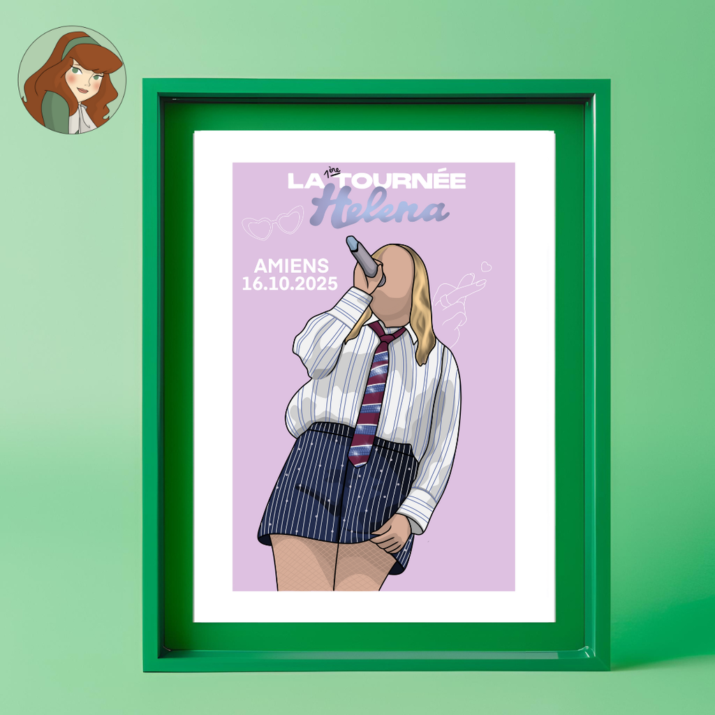 Helena - Affiche Souvenir 1ère Tournée - Les Zeniths