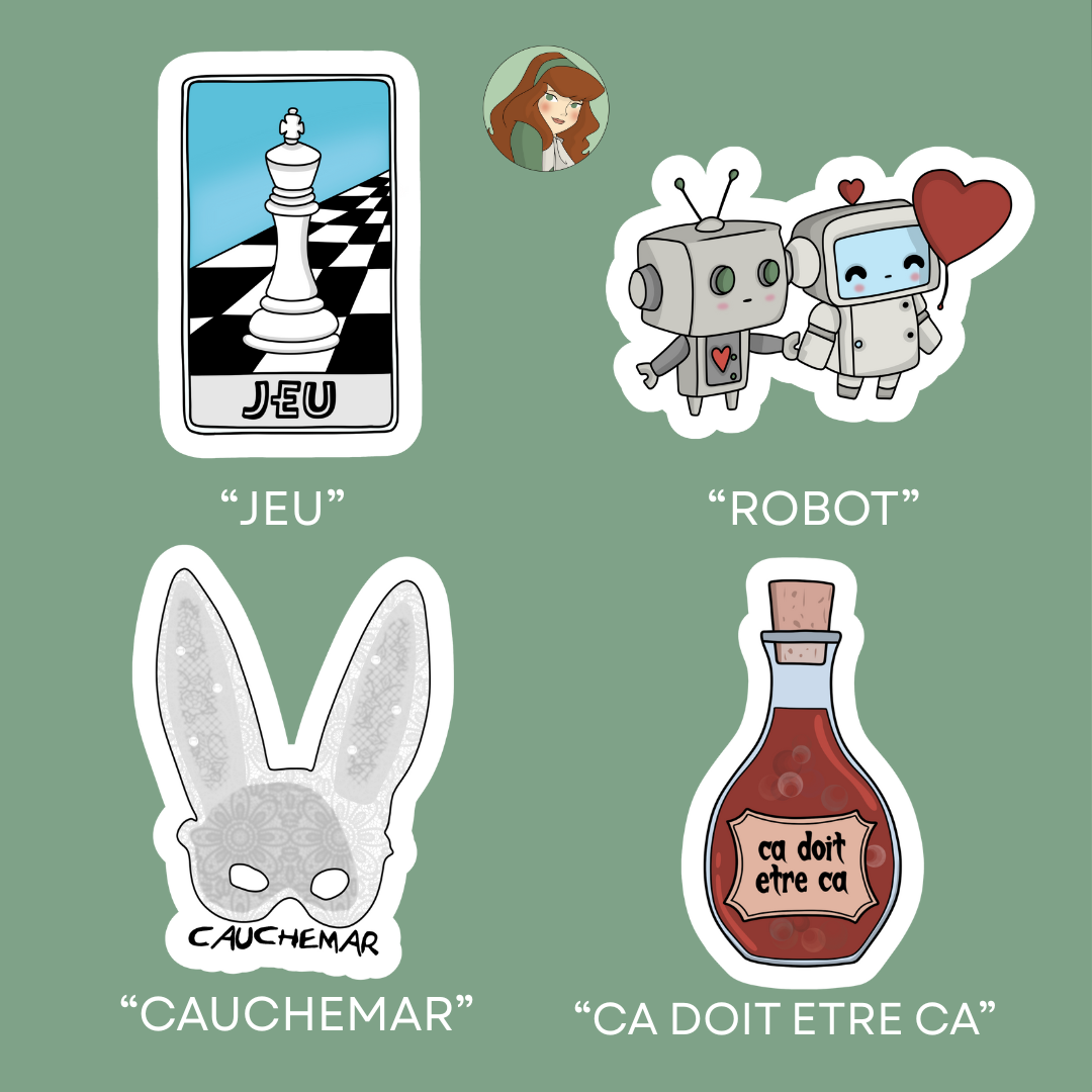 Candice - Deuxième pétale : Floraison - Stickers