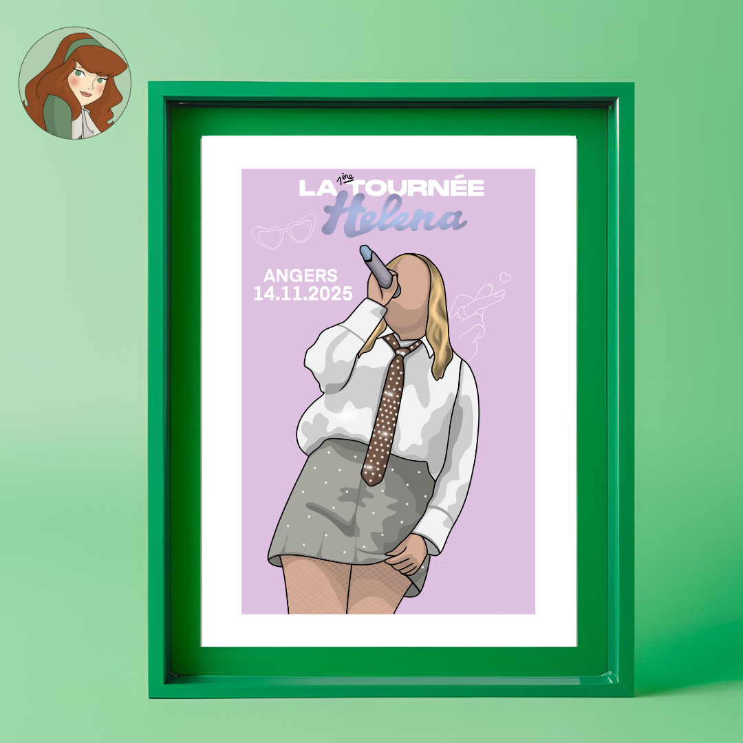 Helena - Affiche Souvenir 1ère Tournée - Les Zeniths