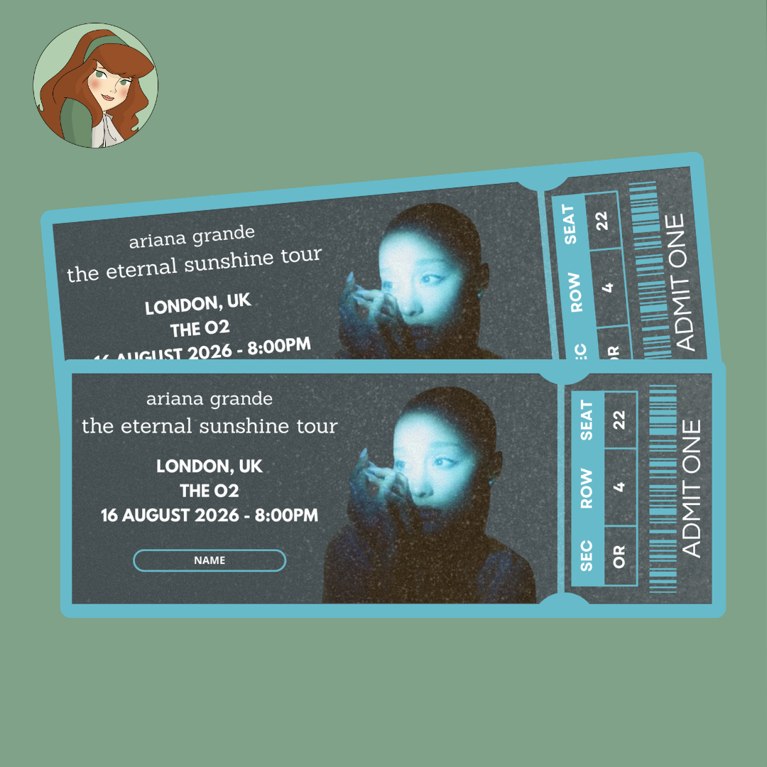 Ariana Grande - The Eternal Sunshine  Tour - Billet Concert