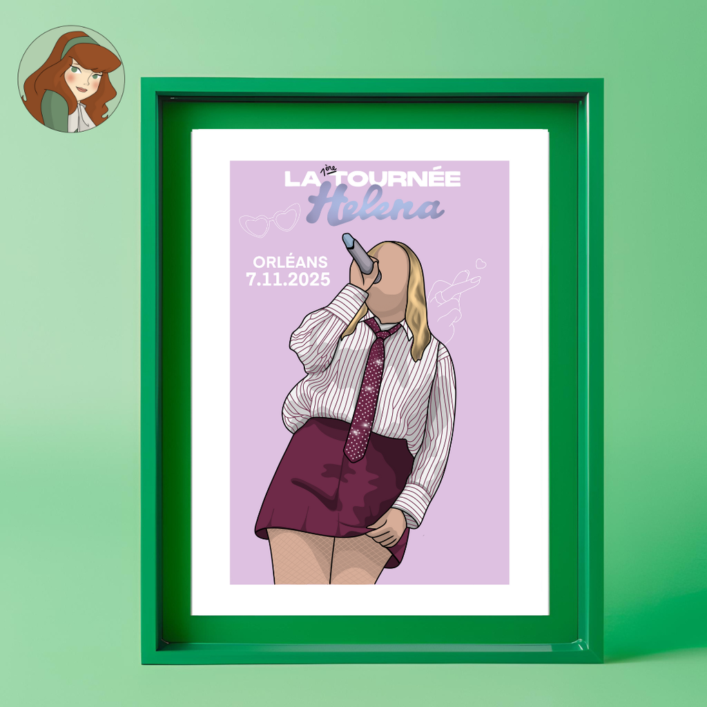 Helena - Affiche Souvenir 1ère Tournée - Les Zeniths