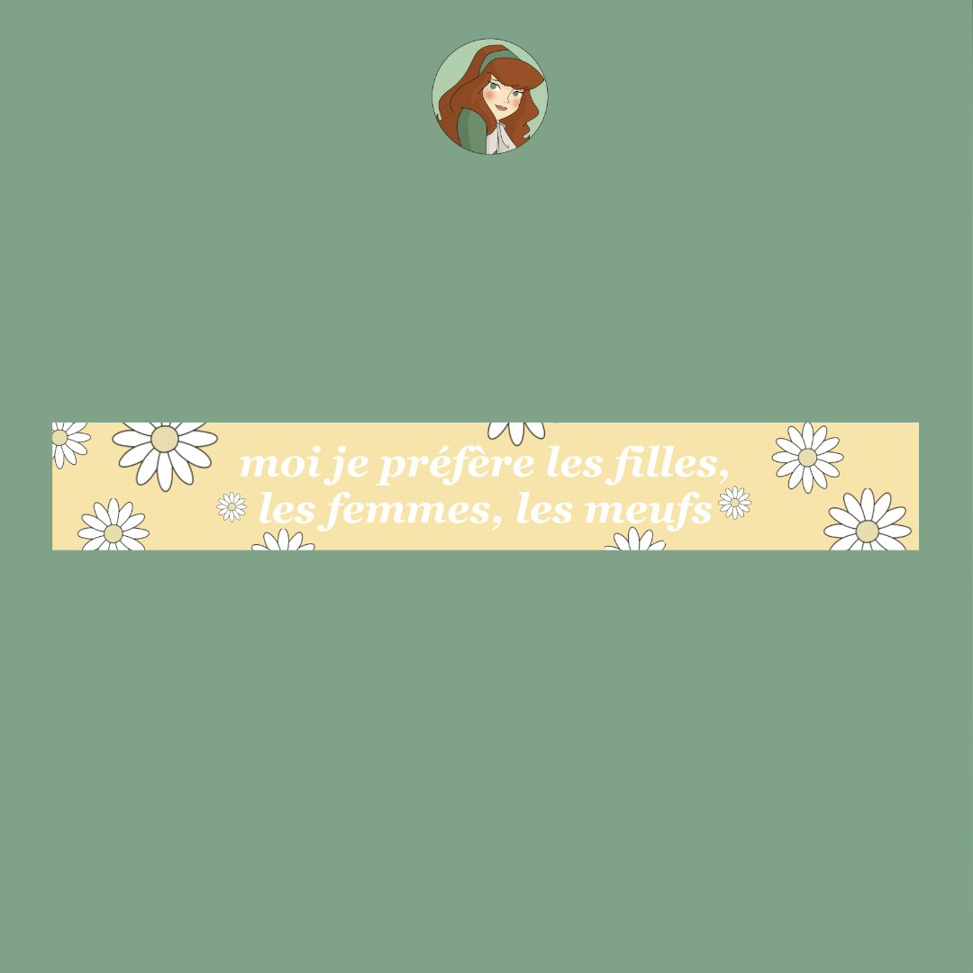 Marque Page Papier Plastifié - Marguerite