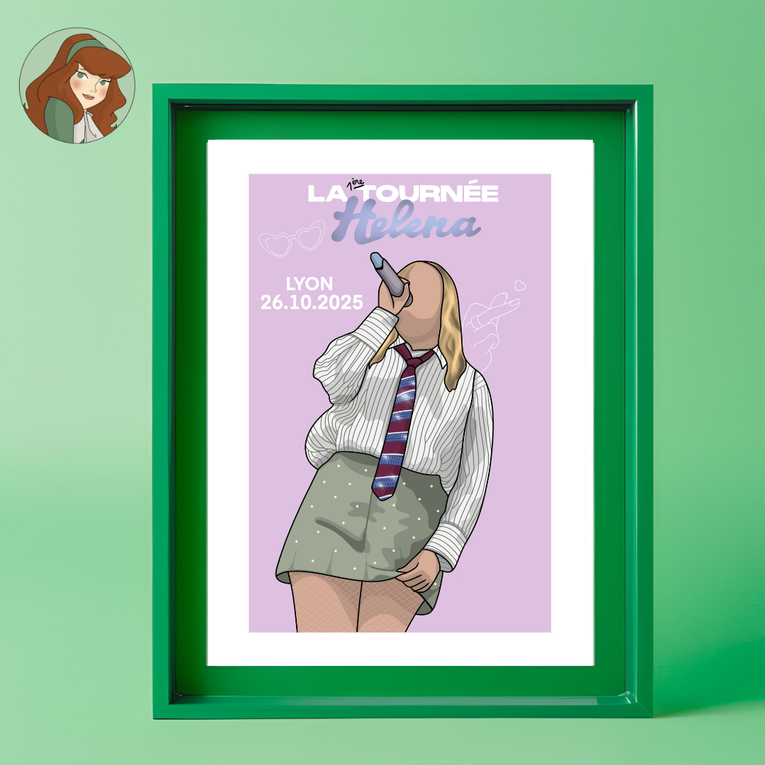 Helena - Affiche Souvenir 1ère Tournée - Les Zeniths