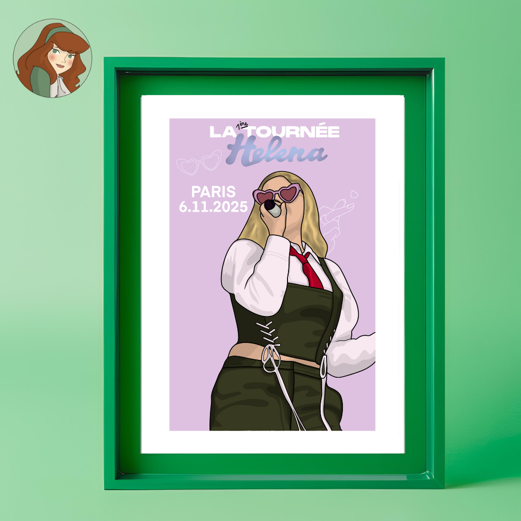 Helena - Affiche Souvenir 1ère Tournée - Les Zeniths