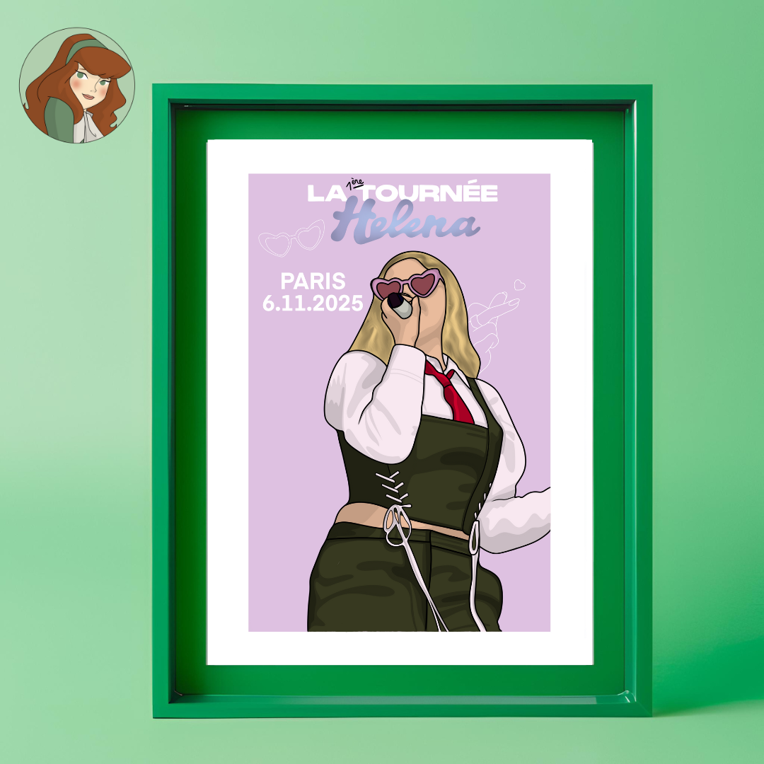 Helena - Affiche Souvenir 1ère Tournée - Les Zeniths