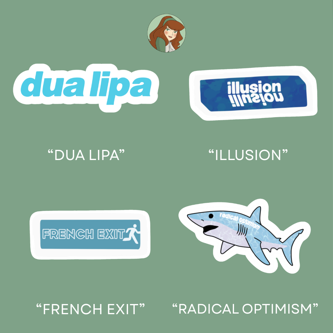 Dua Lipa Stickers