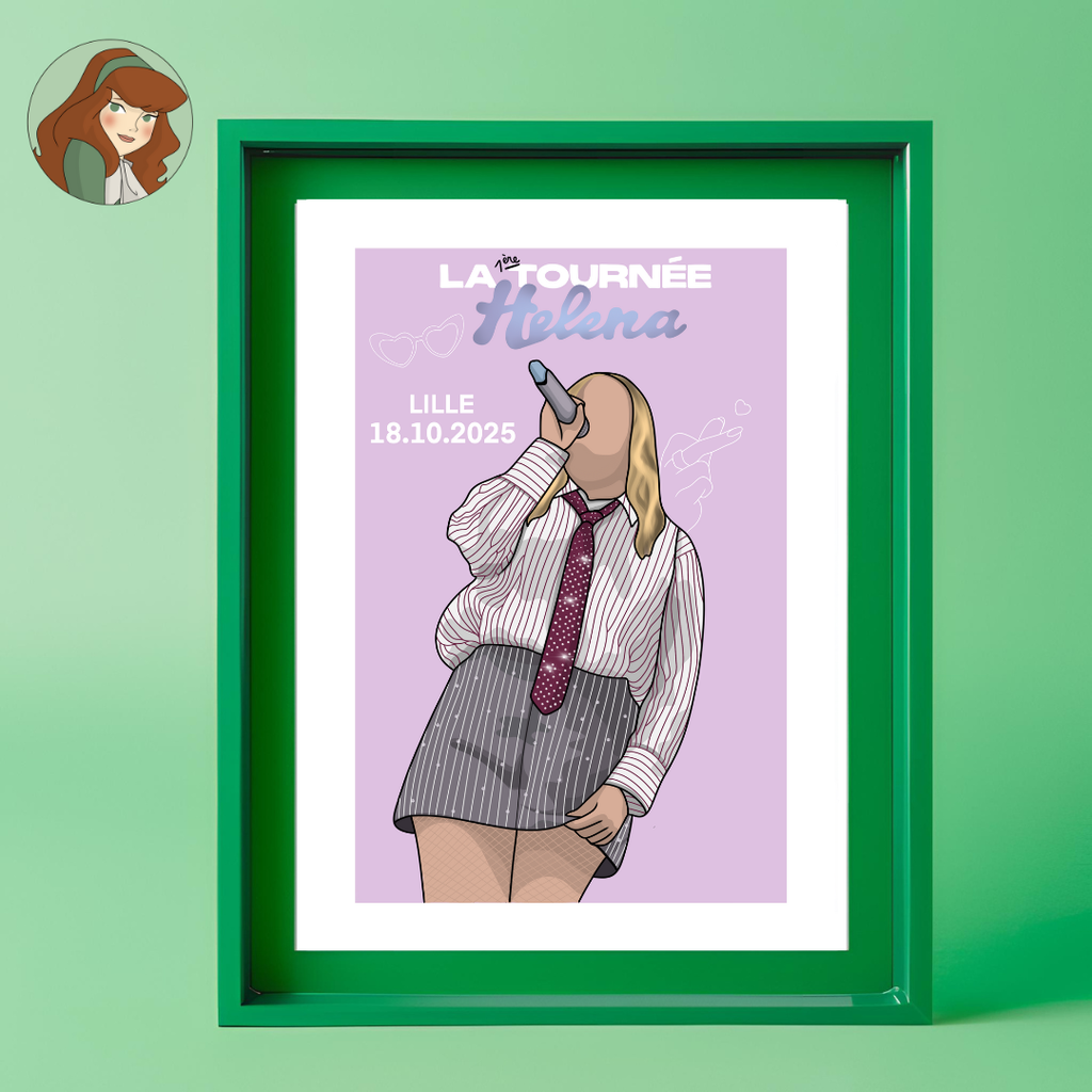 Helena - Affiche Souvenir 1ère Tournée - Les Zeniths