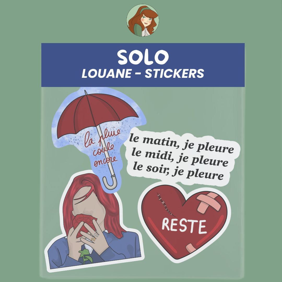Louane - Solo - Stickers