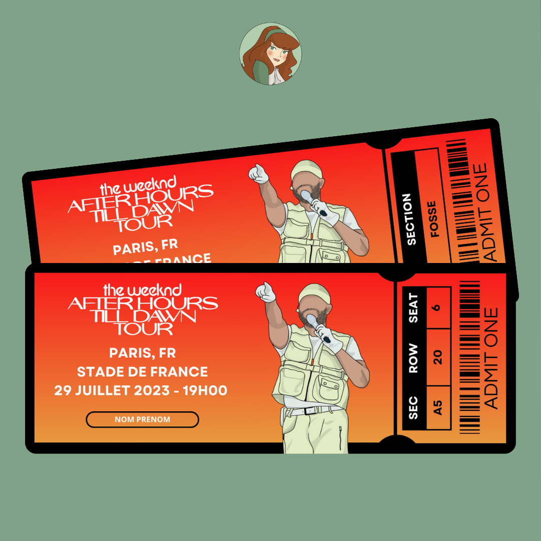 The Weeknd - After Hours Til Down Tour - Billet Concert