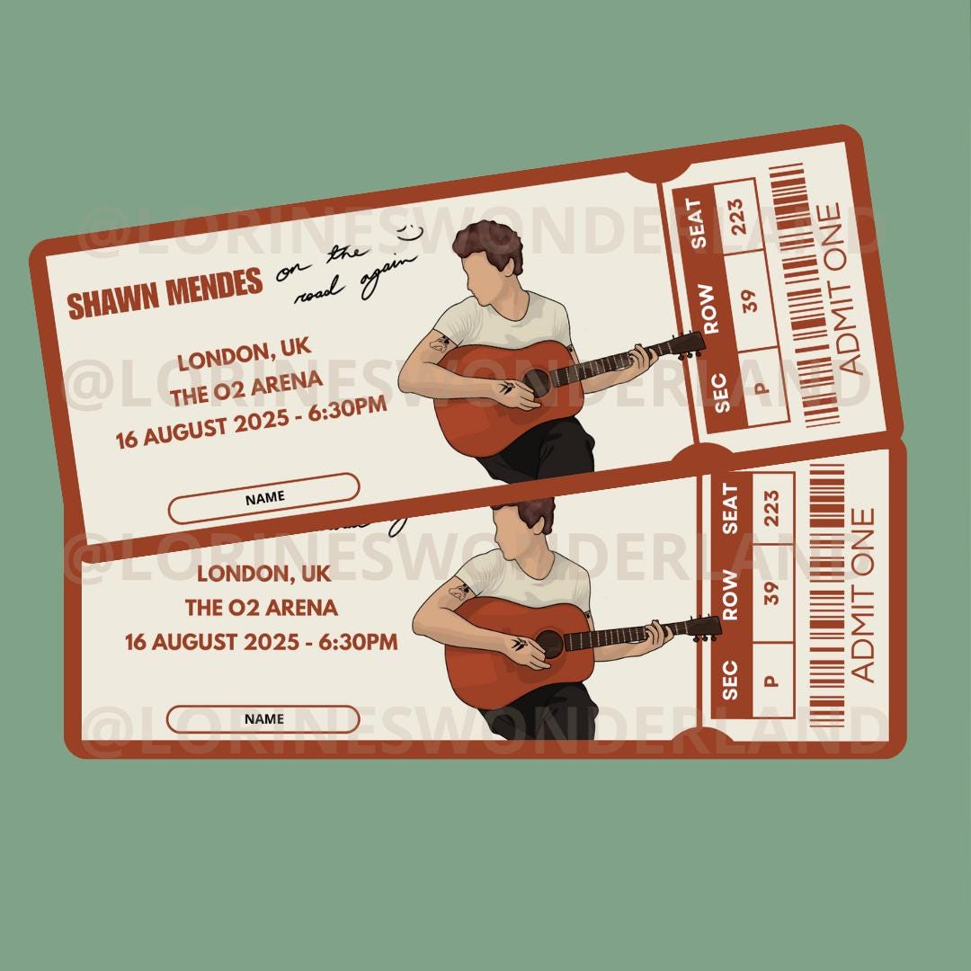 Shawn Mendes - "On The Road Again" - Billet concert