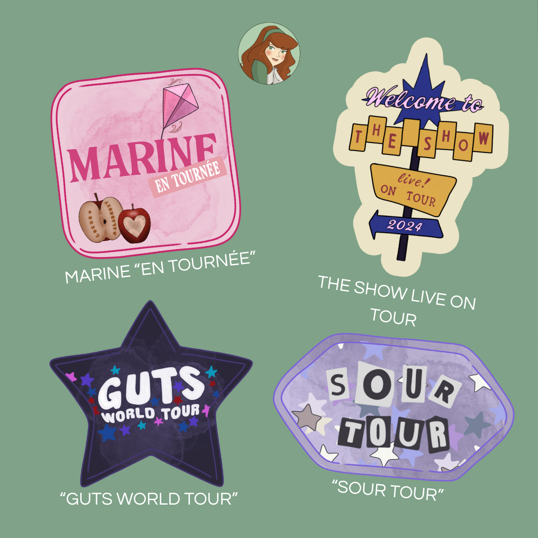 Les badges du passeport