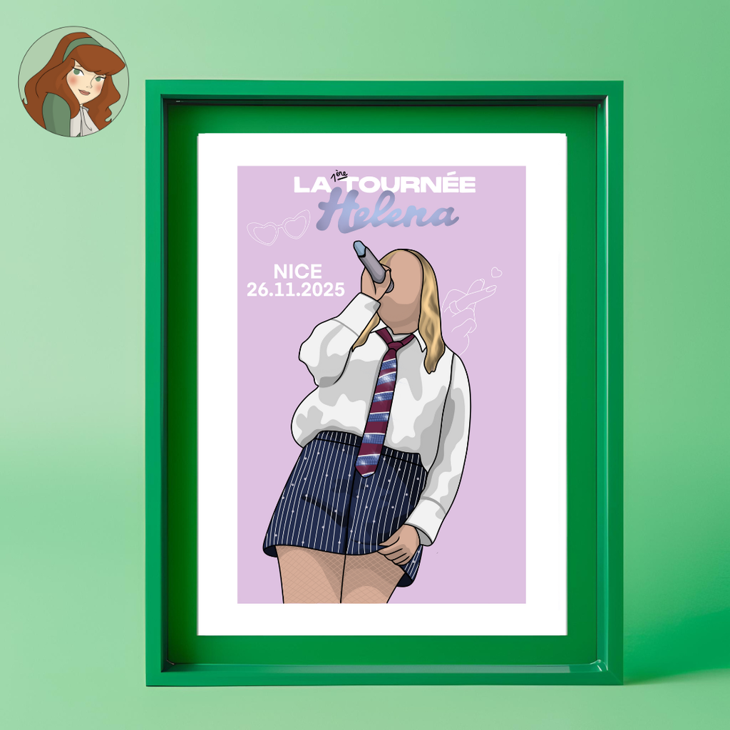 Helena - Affiche Souvenir 1ère Tournée - Les Zeniths