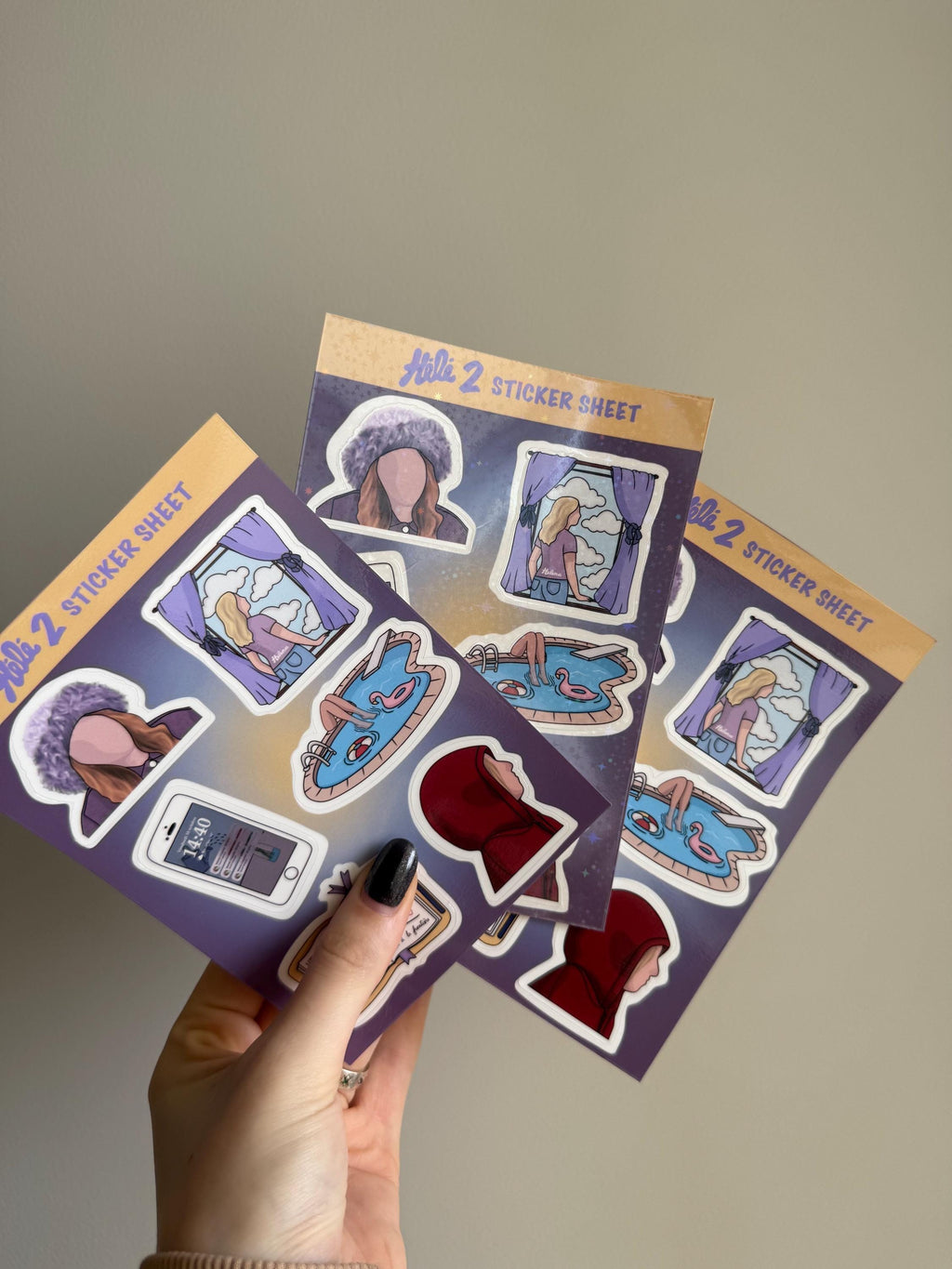 Planche de stickers - Hélé 2