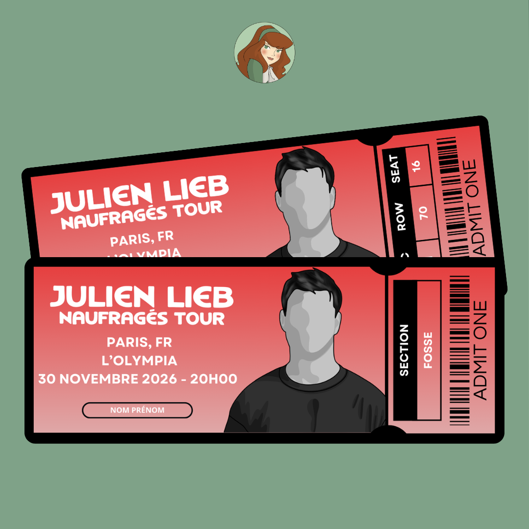 Julien Lieb - Naufragés Tour - Billet Concert