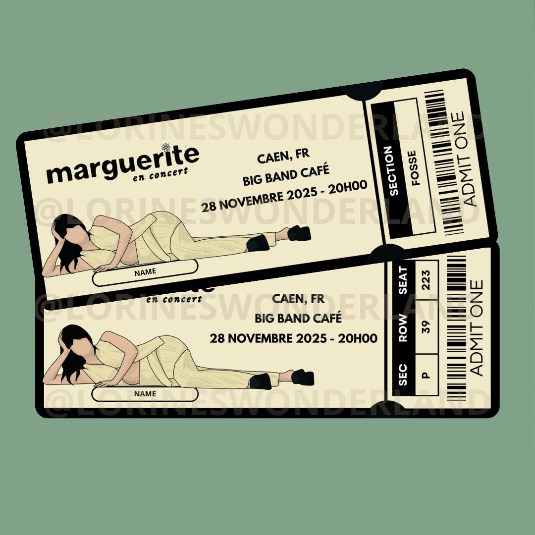 Marguerite "En Concert" - Billet Concert