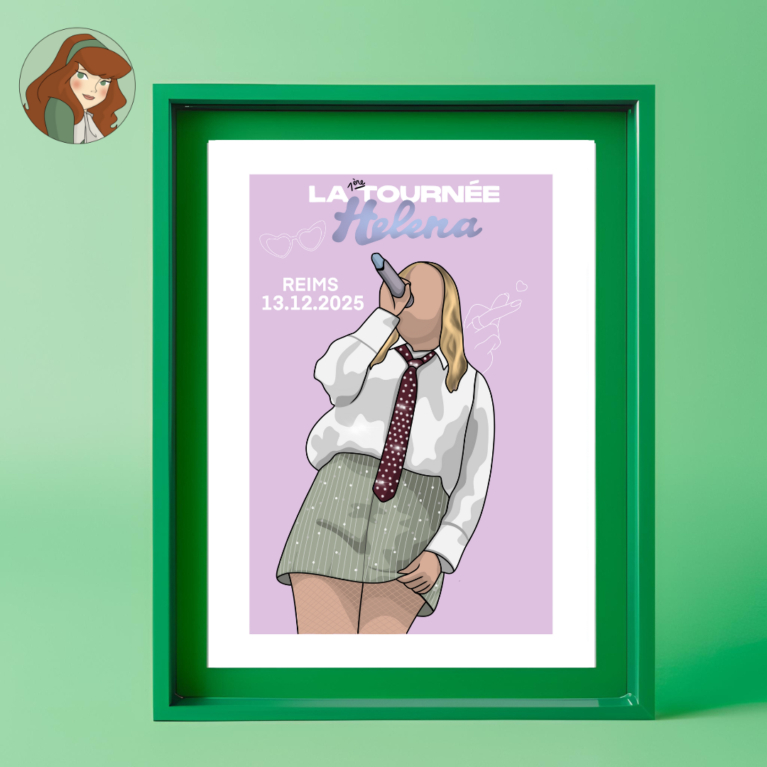 Helena - Affiche Souvenir 1ère Tournée - Les Zeniths