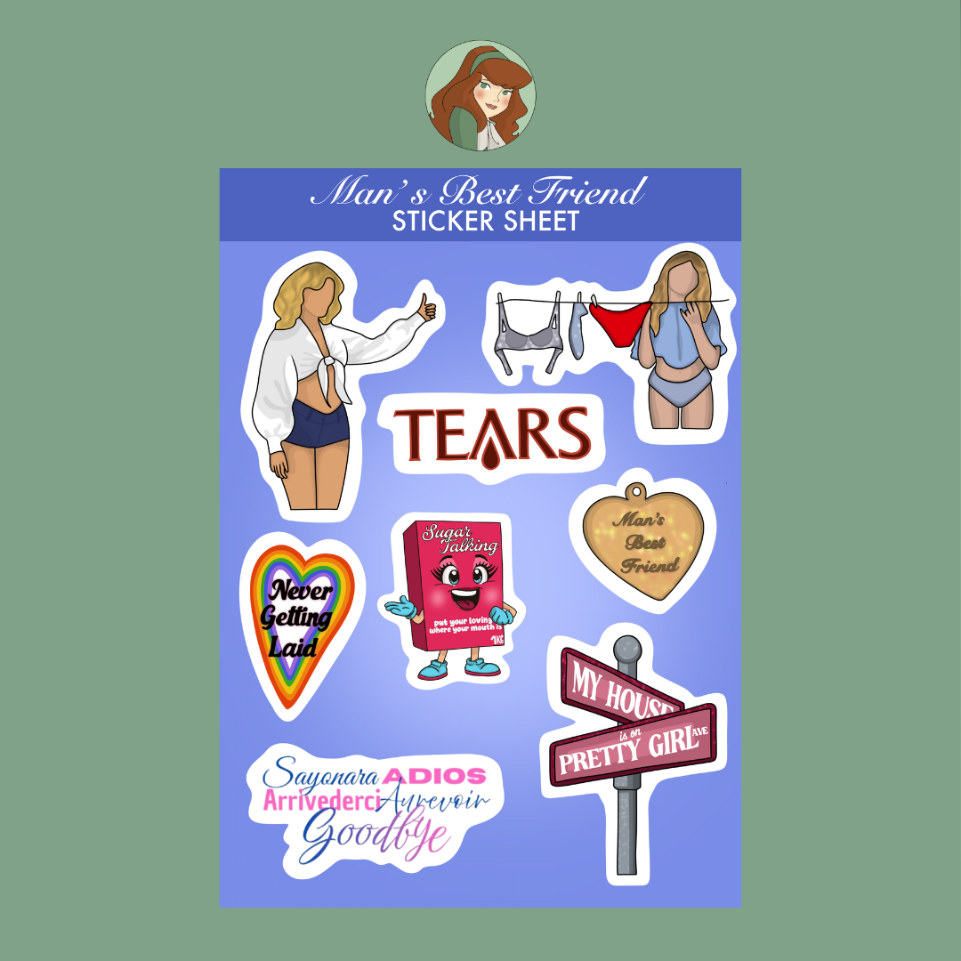 Planche de stickers - Man's Best Friend