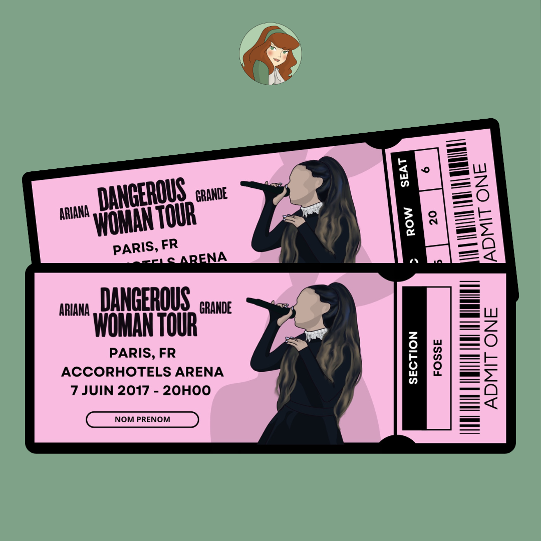 Ariana Grande - Dangerous Woman Tour - Billet Concert