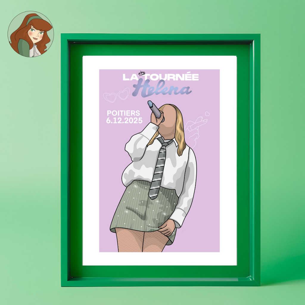 Helena - Affiche Souvenir 1ère Tournée - Les Zeniths