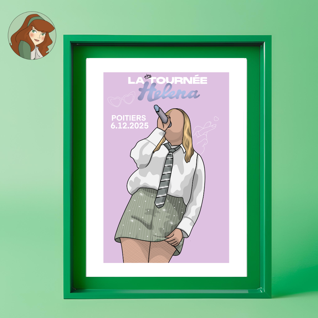 Helena - Affiche Souvenir 1ère Tournée - Les Zeniths