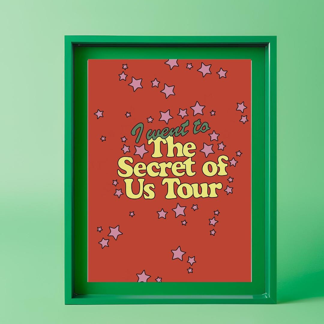 The Secret Of Us Tour - Poster
