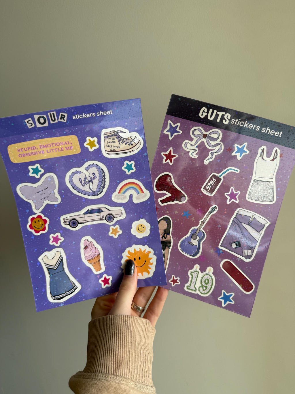 Planche de stickers - Olivia Rodrigo