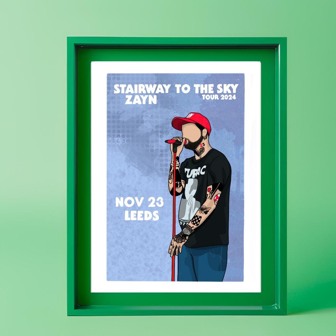 Zayn - Stairway To The Sky - Poster