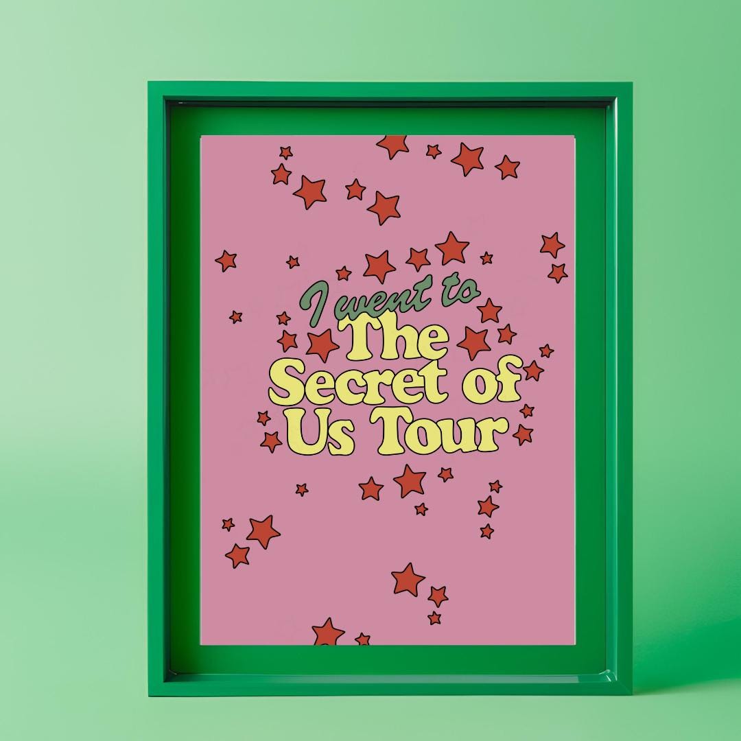 The Secret Of Us Tour - Poster