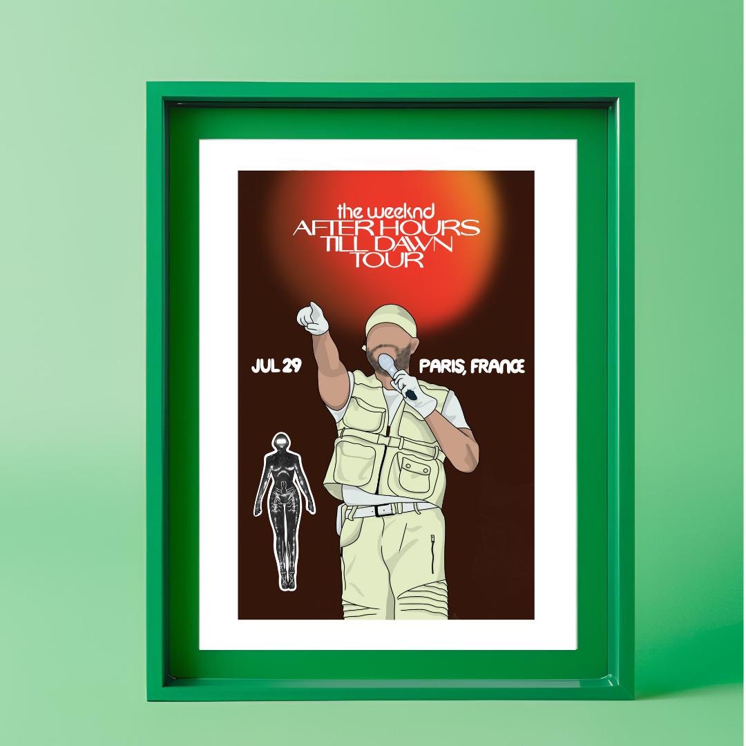 The Weeknd - After Hours Till Dawn Tour - Poster
