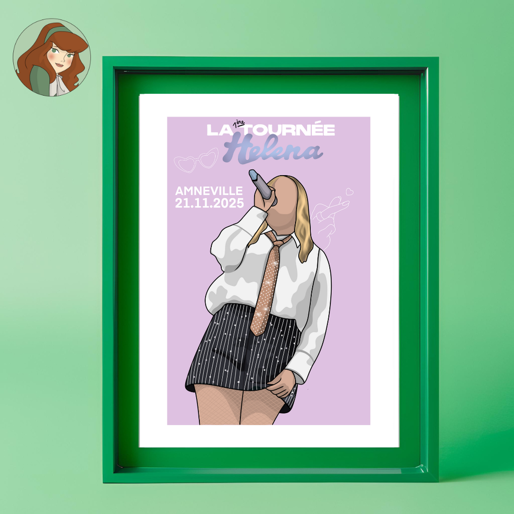 Helena - Affiche Souvenir 1ère Tournée - Les Zeniths
