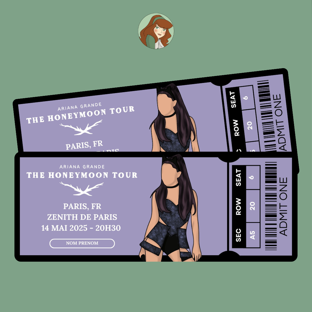 Ariana Grande - Honeymoon Tour - Billet Concert