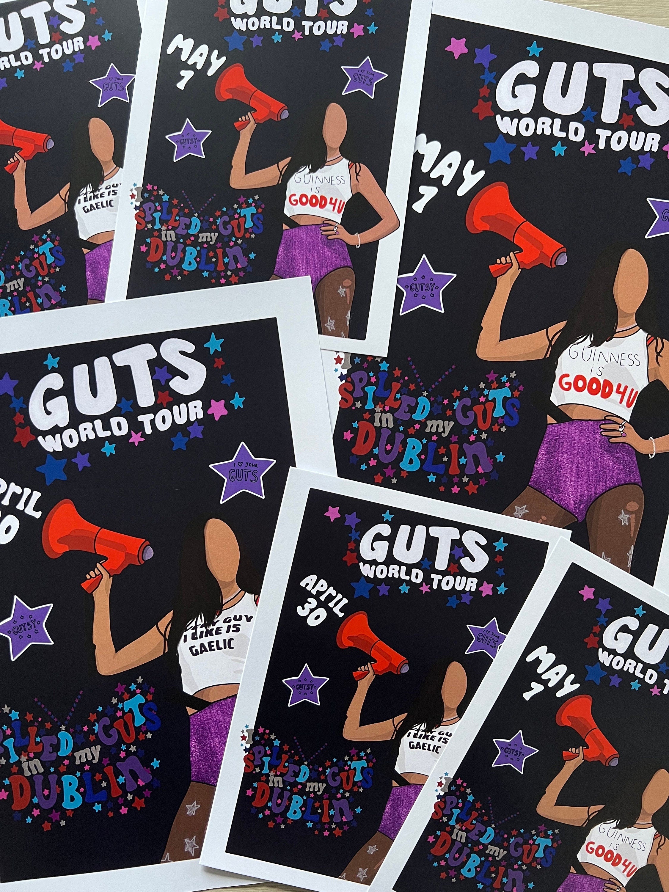 Olivia Rodrigo - Guts Tour - Poster