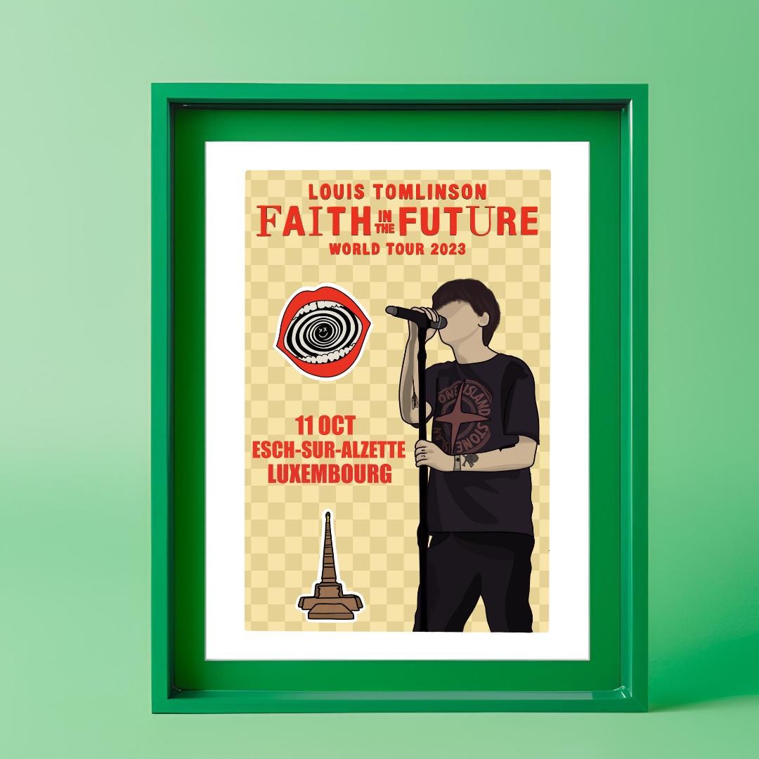 Louis Tomlinson - Faith In The Future World Tour - Poster