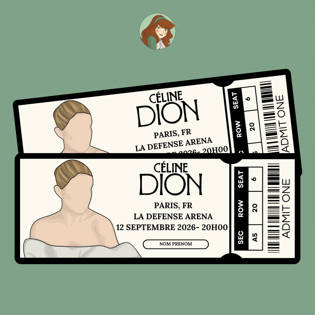Celine DION - 2026 - Billet Concert