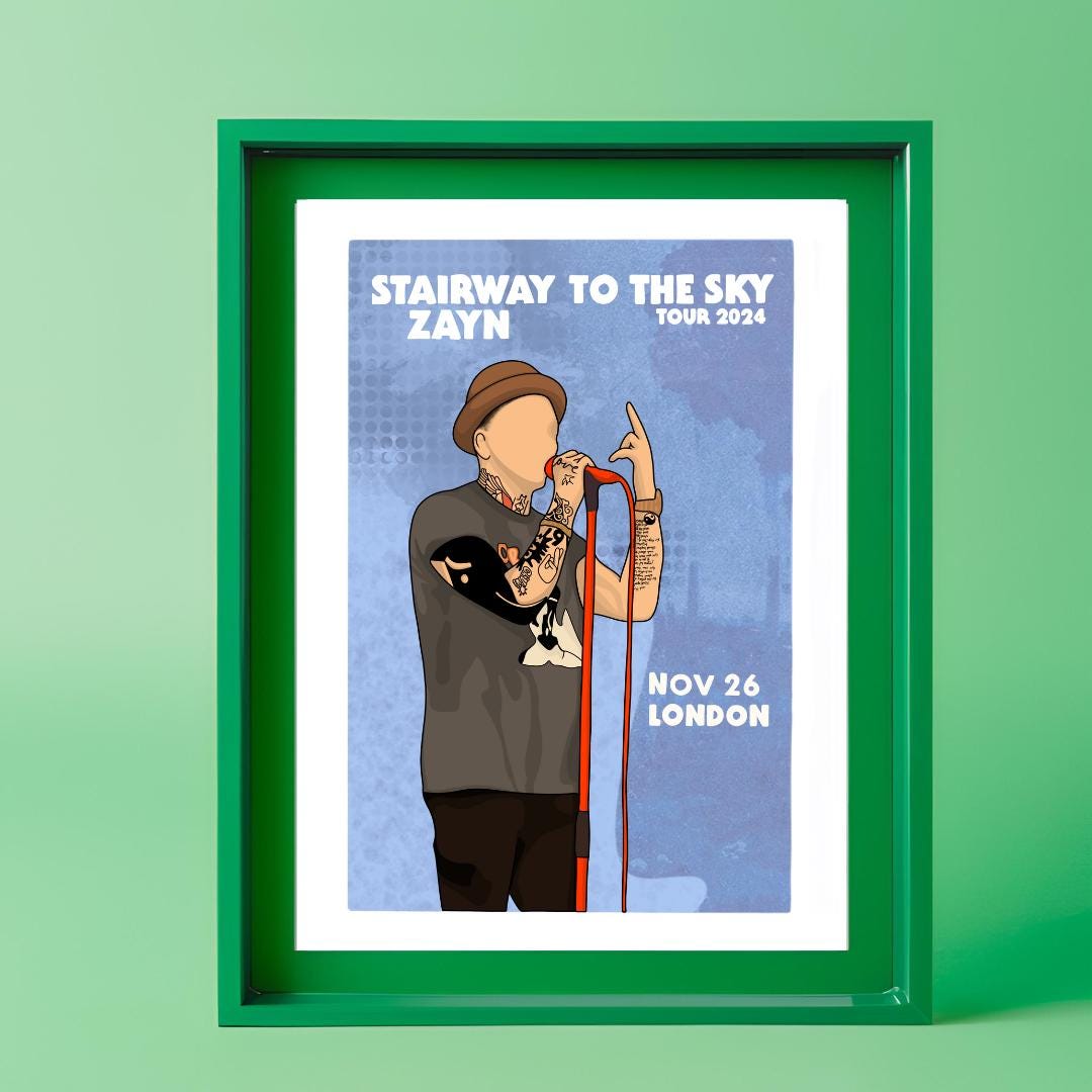 Zayn - Stairway To The Sky - Poster
