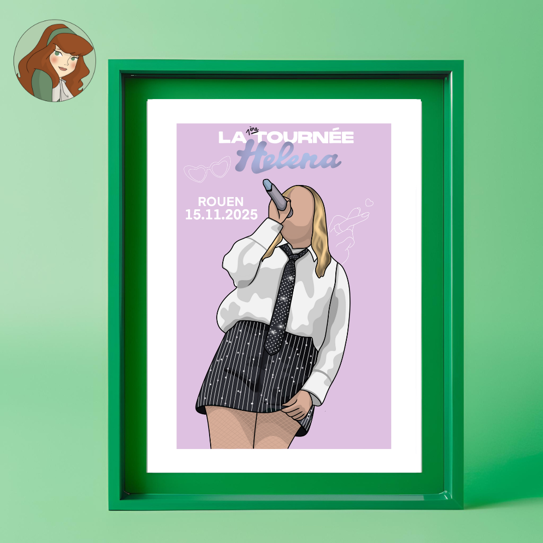 Helena - Affiche Souvenir 1ère Tournée - Les Zeniths