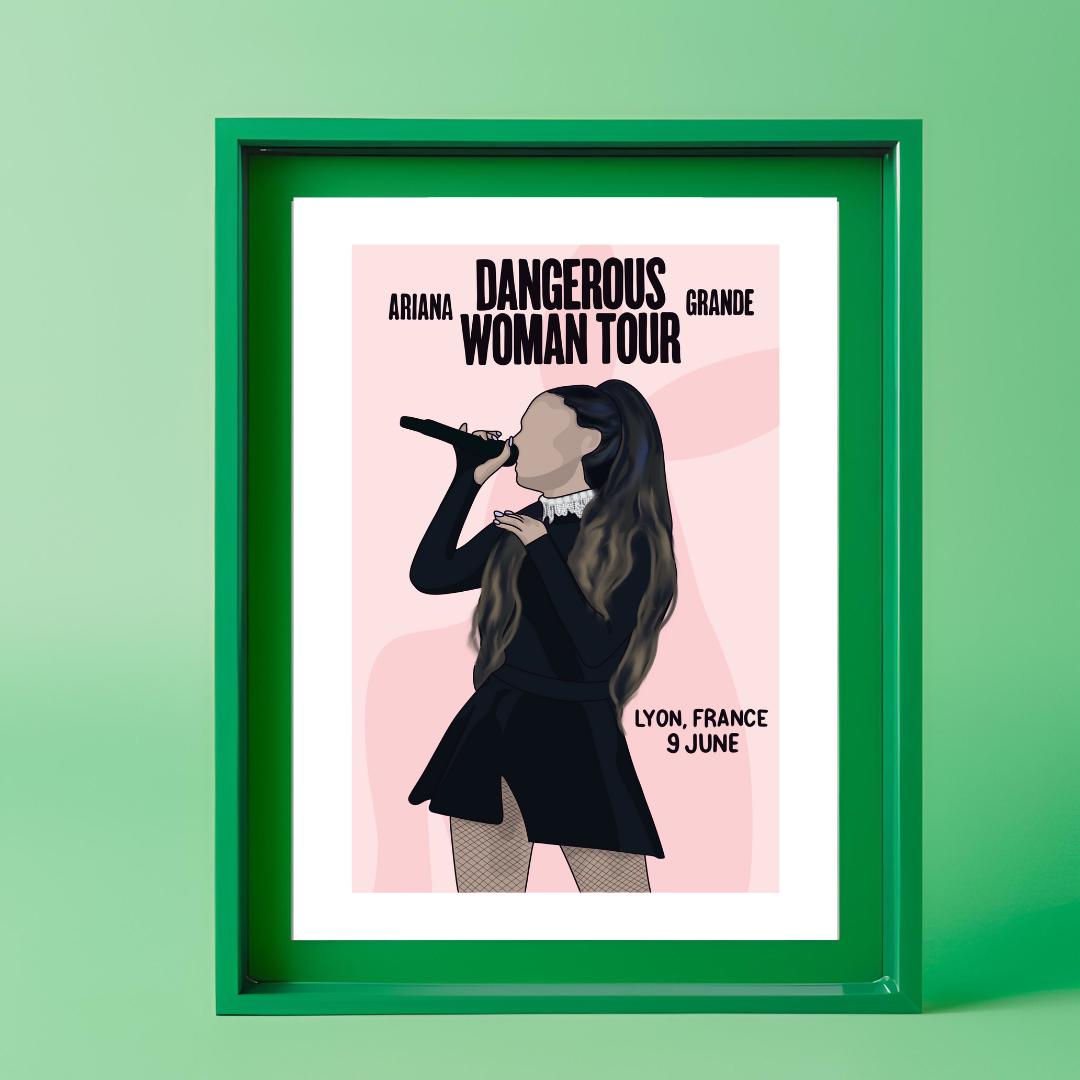 Dangerous Woman Tour- Ariana Grande - Poster