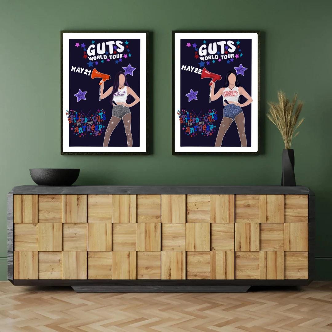 Olivia Rodrigo - Guts Tour - Poster