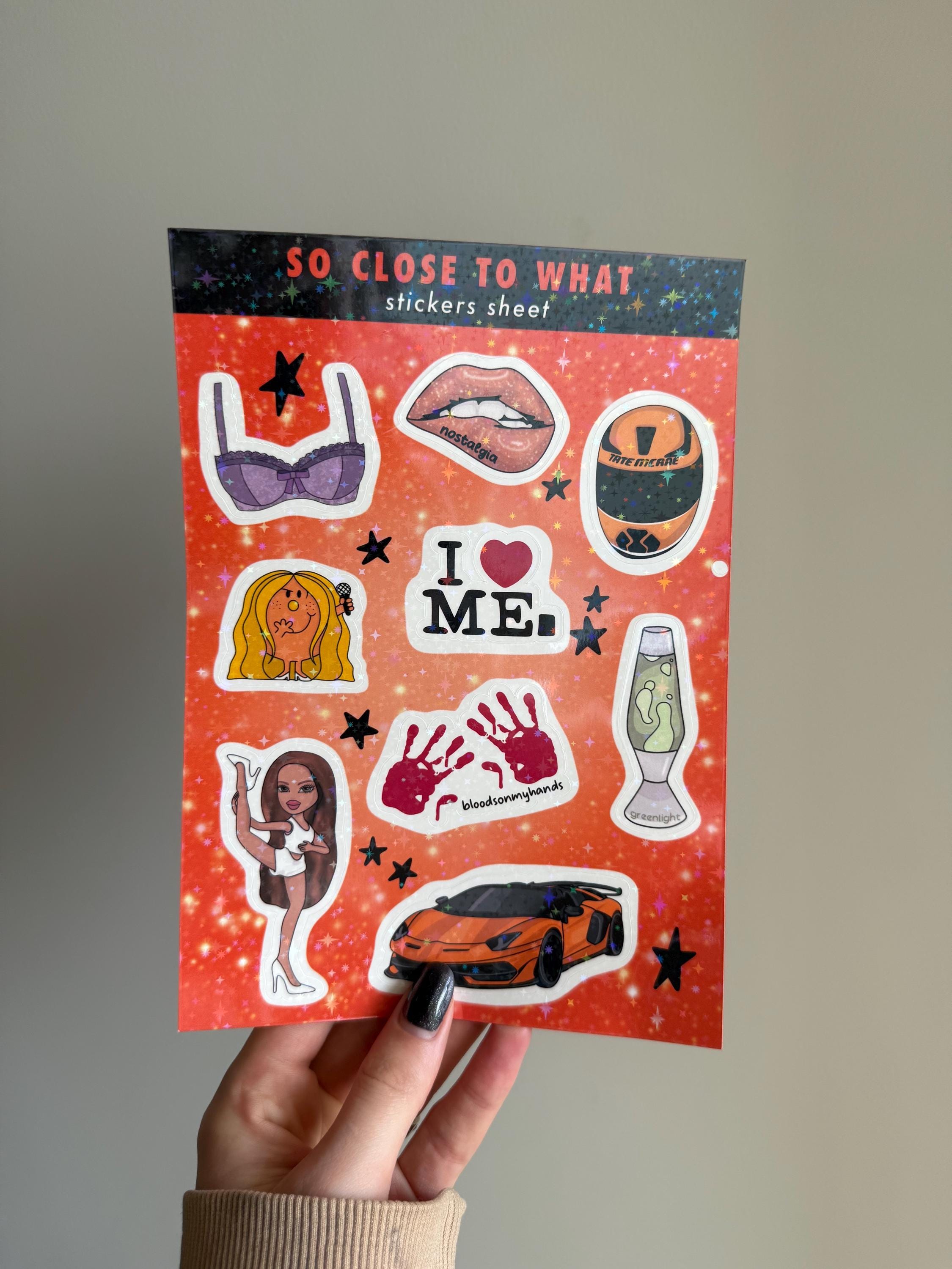 Planche de stickers - Tate McRae