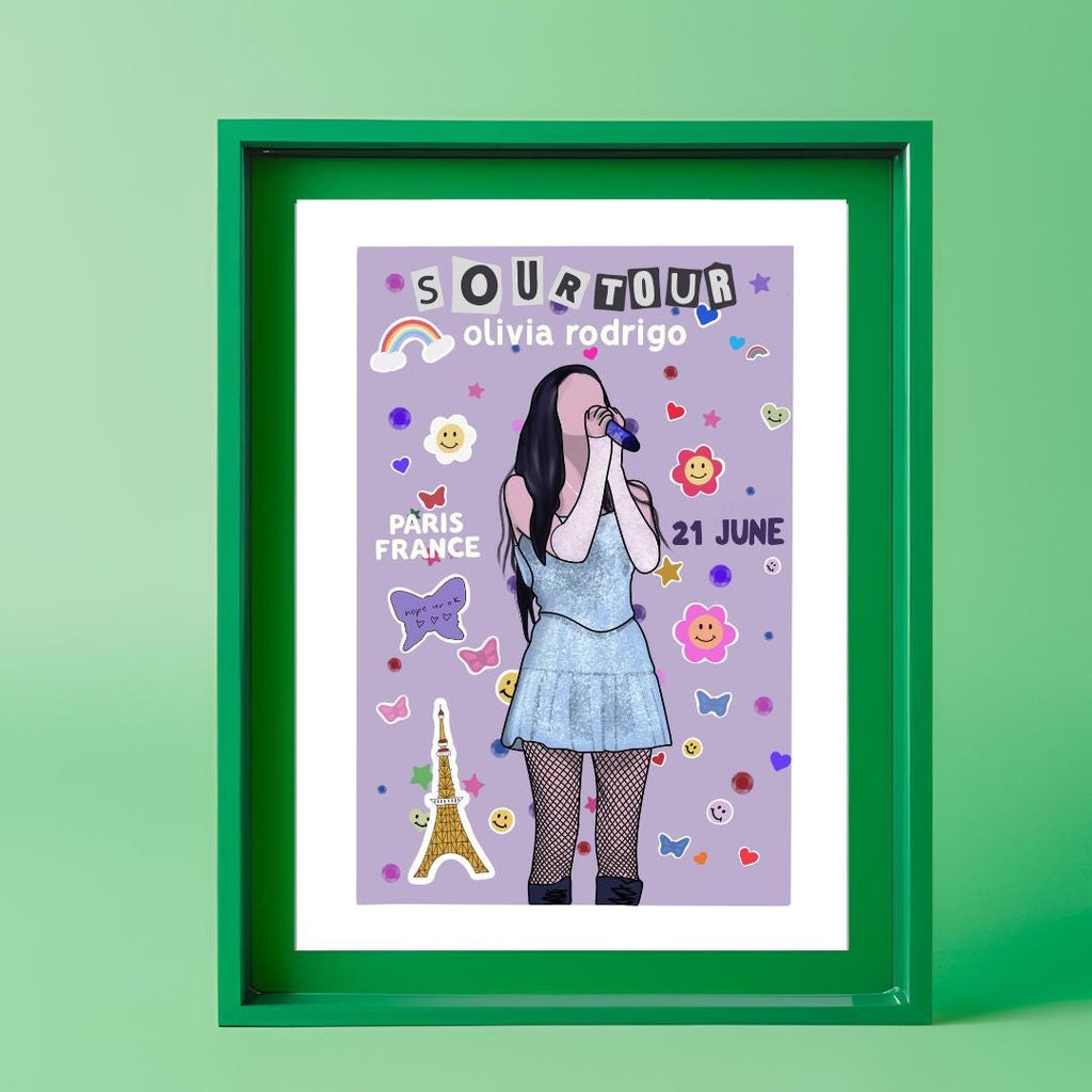 Olivia Rodrigo - Sour Tour - Poster