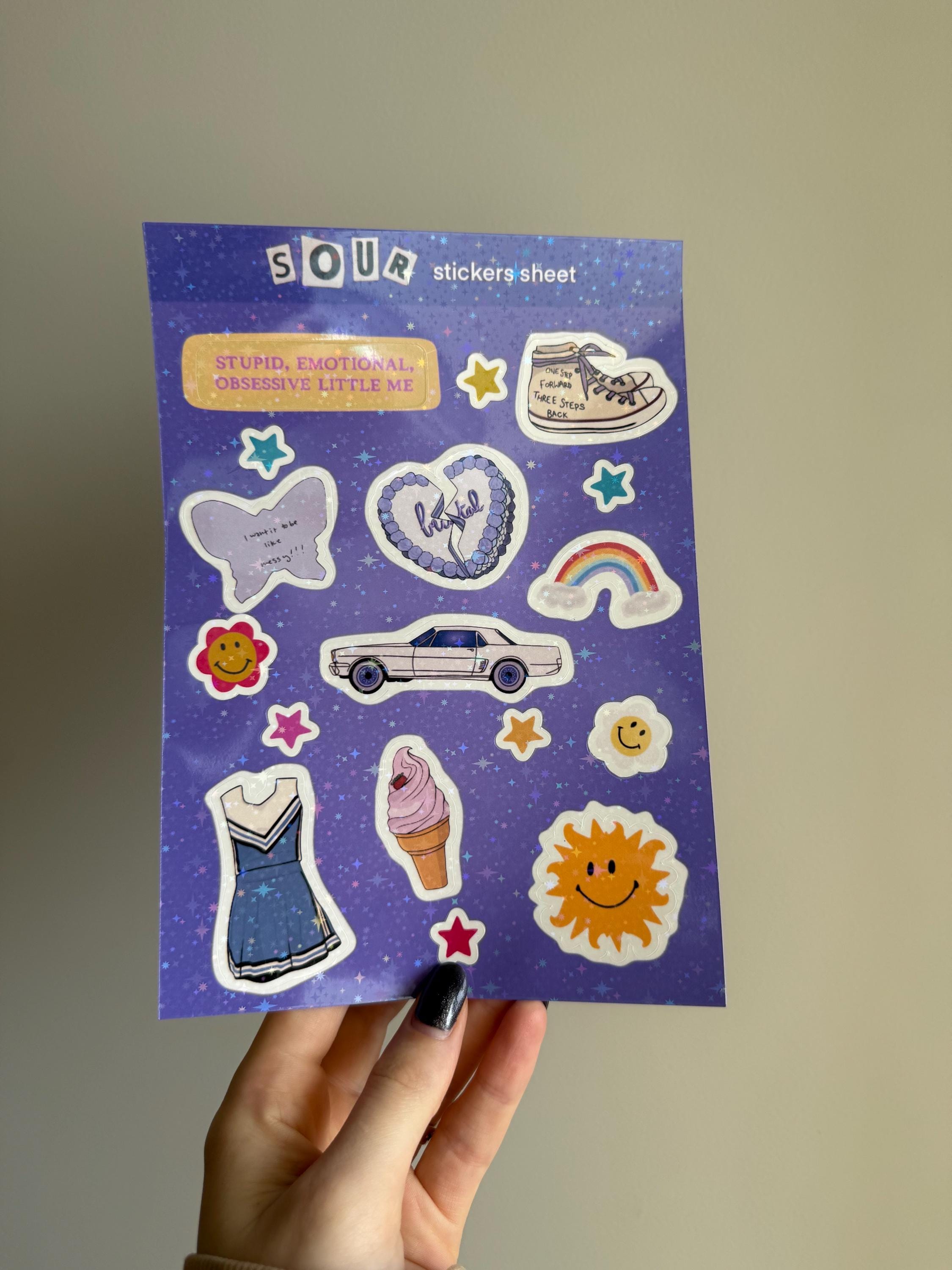 Planche de stickers - Olivia Rodrigo