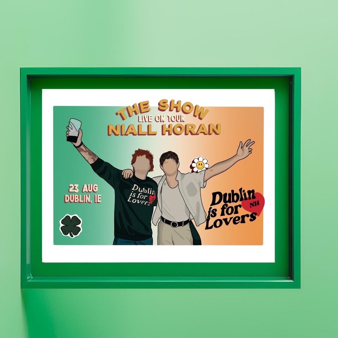 Niall Horan - The Show Live On Tour - Poster - Dublin