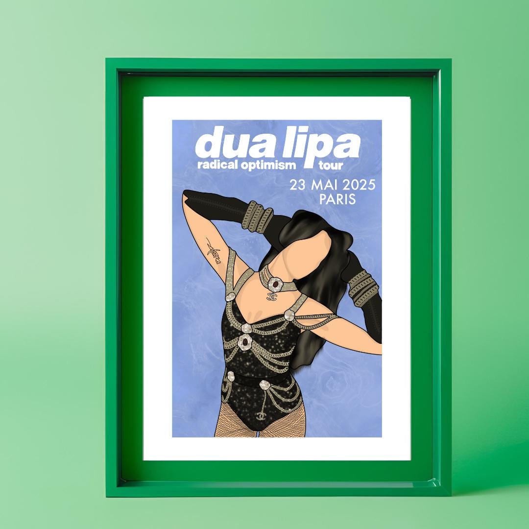 Radical Optimism Tour - Dua Lipa - Poster