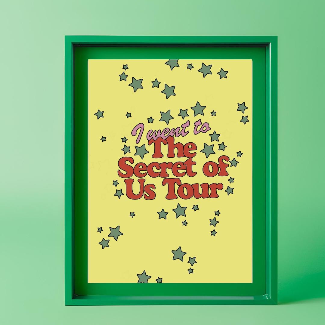 The Secret Of Us Tour - Poster