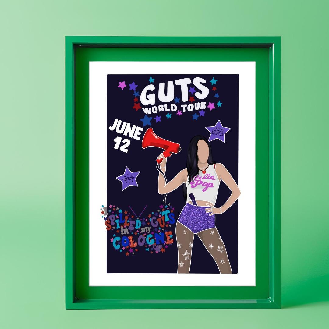 Olivia Rodrigo - Guts Tour - Poster